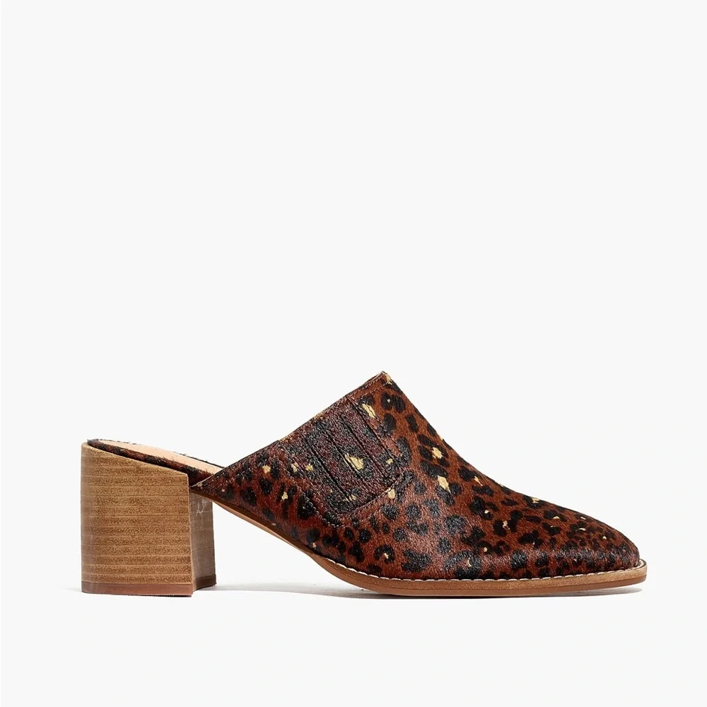 Madewell Leopard Print Mules - Picture 4 of 4